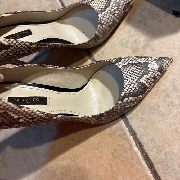 Lv snake leather heels - Picture 1 of 2
